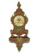 A Louis XV Vernis Martin moonphase bracket clock