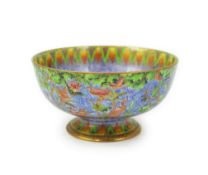 Daisy Makeig-Jones (1871-1945) for Wedgwood: An ‘Argus Pheasant’ lustre Imperial bowl