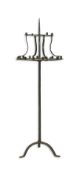 A pricket candlestick