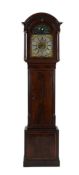 A mid 18th century mahogany eight day longcase clock, the inner chapter ring signed D. Seddon, Frods