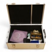 A collection of coins, etc.