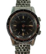 A gentleman's1960's/1970's stainless steel Enicar Sherpa Guide automatic pilot's wrist watch