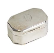 A George III silver nutmeg grater, by Phipps & Robinson