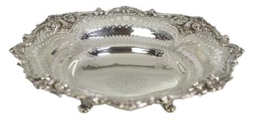 A late 19th/early 20th century North American pierced sterling dish by Black, Starr and Frost