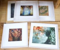 Valda Bailey (Contemporary), Abstract compositions to include ‘New Shoots’, ‘Through a Greenhouse