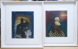Valda Bailey (contemporary), abstract figures comprising ‘Without Rest or Pause’ and ‘Infinite