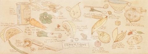 Chris Orr (b. 1943), 'Convictions in the Kitchen', 1982, signed, titled and numbered 43/50 to the
