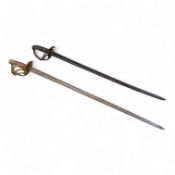 A Victorian Royal Artillery officer’s sword in poor condition and a copy of a French 1813