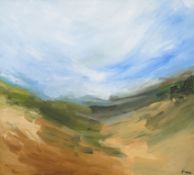 Tara Ford (Contemporary), Impressionist landscape, oil on board, signed with conjoined monograms, 90