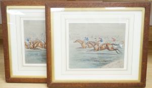 George Finch Mason (1850-1915), Horse racing scenes, one titled ‘Fordliam Wins!’, each signed, ex.