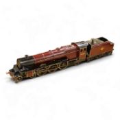 A Gauge One live steam BR Princess Royal class 4-6-0 tender locomotive, Princess Anne 46202, with