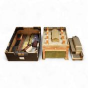 Eleven 0 gauge railway wooden freight wagons, wooden bodies and most possibly kit built using