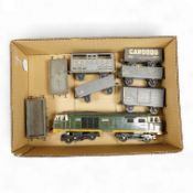 Seven 0 gauge coarse scale LMS and a private owner’s freight wagons, mainly of wood construction,