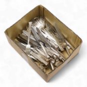 A part canteen of Italian 800 standard white metal cutlery, by Valsodo, Firenze, comprising
