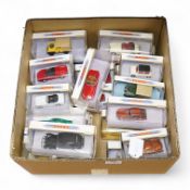 Forty-four boxed 1980s Matchbox Dinky vehicles, mainly cars, together with a few light commercial