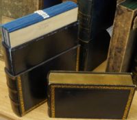 Ordnance Survey maps, comprising of a set of seven engraved maps mounted on linen and each edged