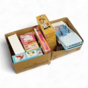 A collection of boxed Sindy doll furniture and accessories, including; a motorcycle (44384), a