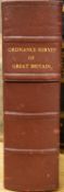 Kent, Ordnance Survey maps, comprising of a set of six engraved maps mounted on linen covering Kent,