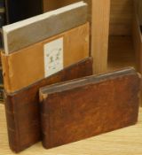 Ordnance Survey maps of Dorset, comprising of a set of four engraved maps mounted on linen,