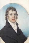 Charles Jagger (1770-1827) A portrait miniature of gentleman