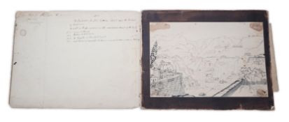 Thomas Staunton (Major General) St. Clair (1785-1847)Views of Madeira and figural sketches, circa