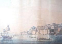Thomas Daniell RA (1749-1840)'Dasahvamedh Ghat, at Benares on the Ganges’, (plate XVI); ‘Ramnugar,