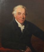 William Mineard Bennett (1778-1858)A portrait of Lewis Vulliamysigned and dated 1816 lower right,oil