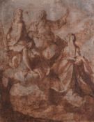 Attributed to Francesco Vanni (Italian, 1563-1610)'The Coronation of the Virgin'unsigned,ink