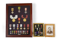 An important group of medals awarded to Edwin Otho Sachs FRSE, FRGS (1870-1919), consisting: 1.