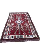 A Persian polychrome Kilim carpet, 284 x 160cm