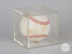 Jack Thomas Snow signed Rawlings Official Ball American League baseball