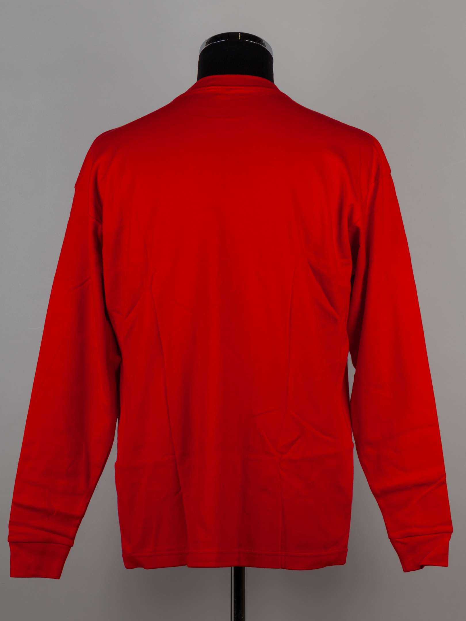 A red replica England Geoff Hurst and Martin Peters 50th Anniversary autographed shirt - Image 2 of 4