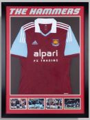 West Ham United squad signed replica football shirt