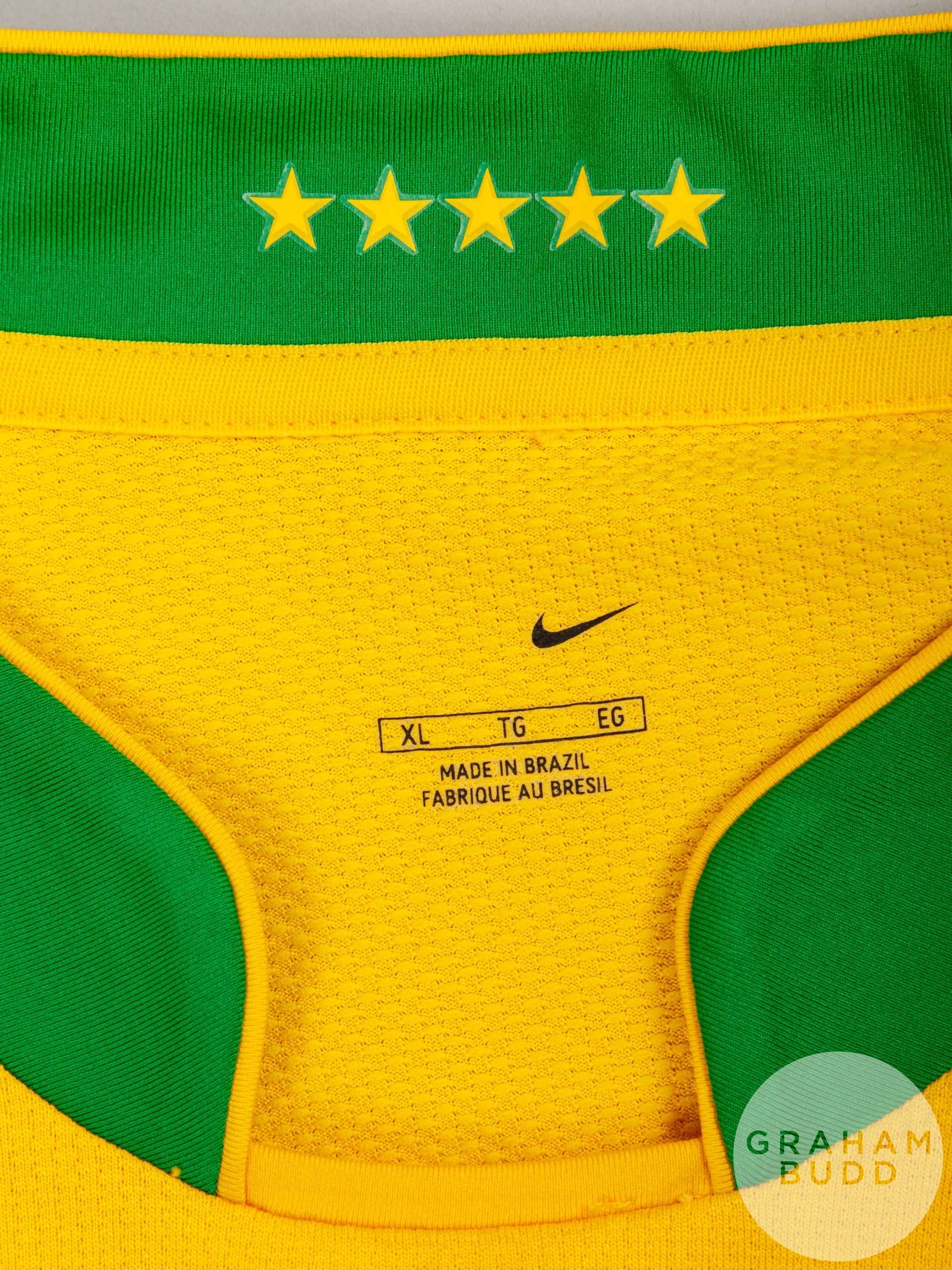 Paulo Cesare yellow No.18 Brazil short sleeved shirt. - Image 4 of 4