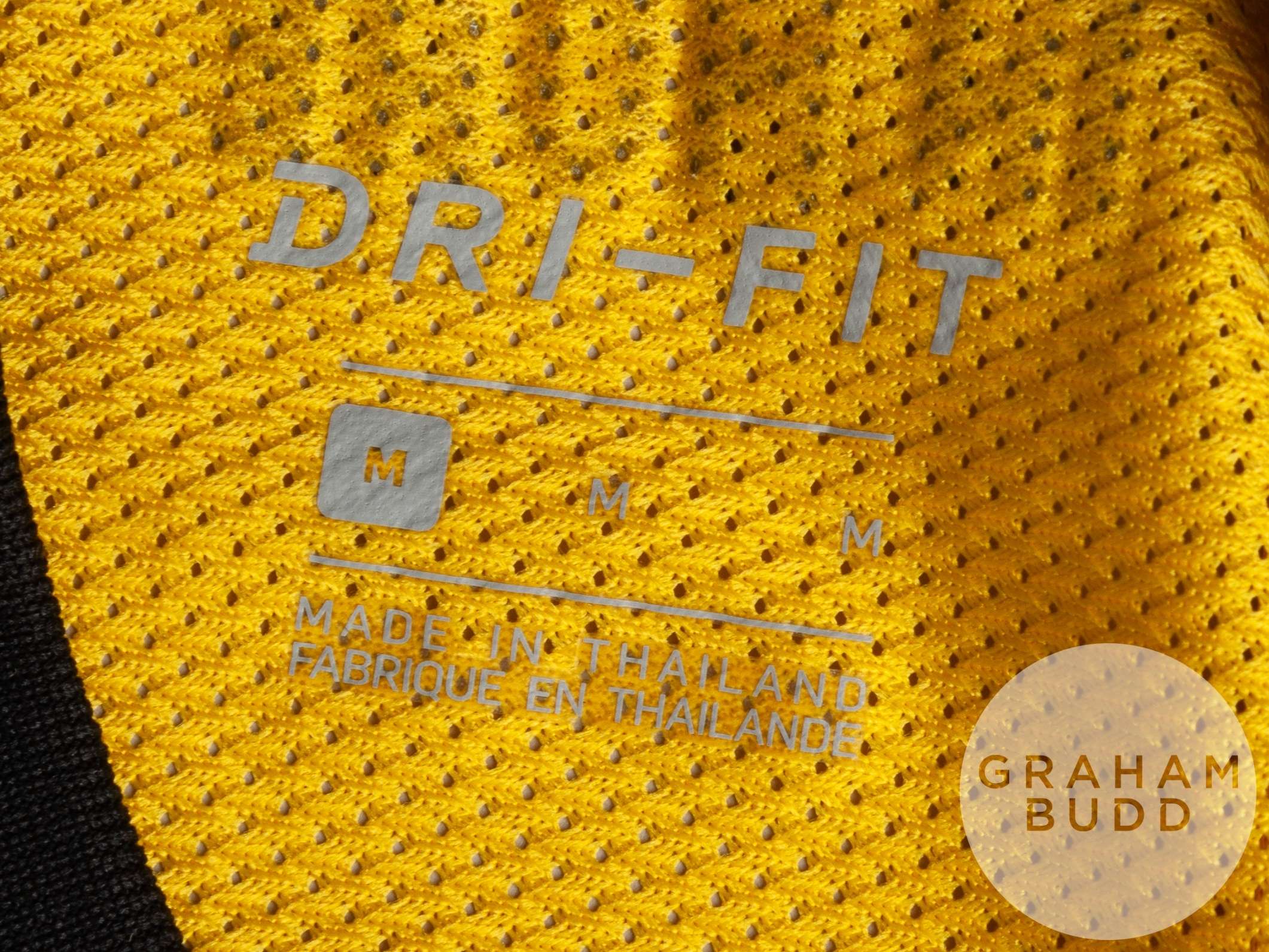 Patrick Vroegh yellow and black No.36 Vitesse Arnhem short-sleeved shirt, 2021-22 - Image 4 of 5