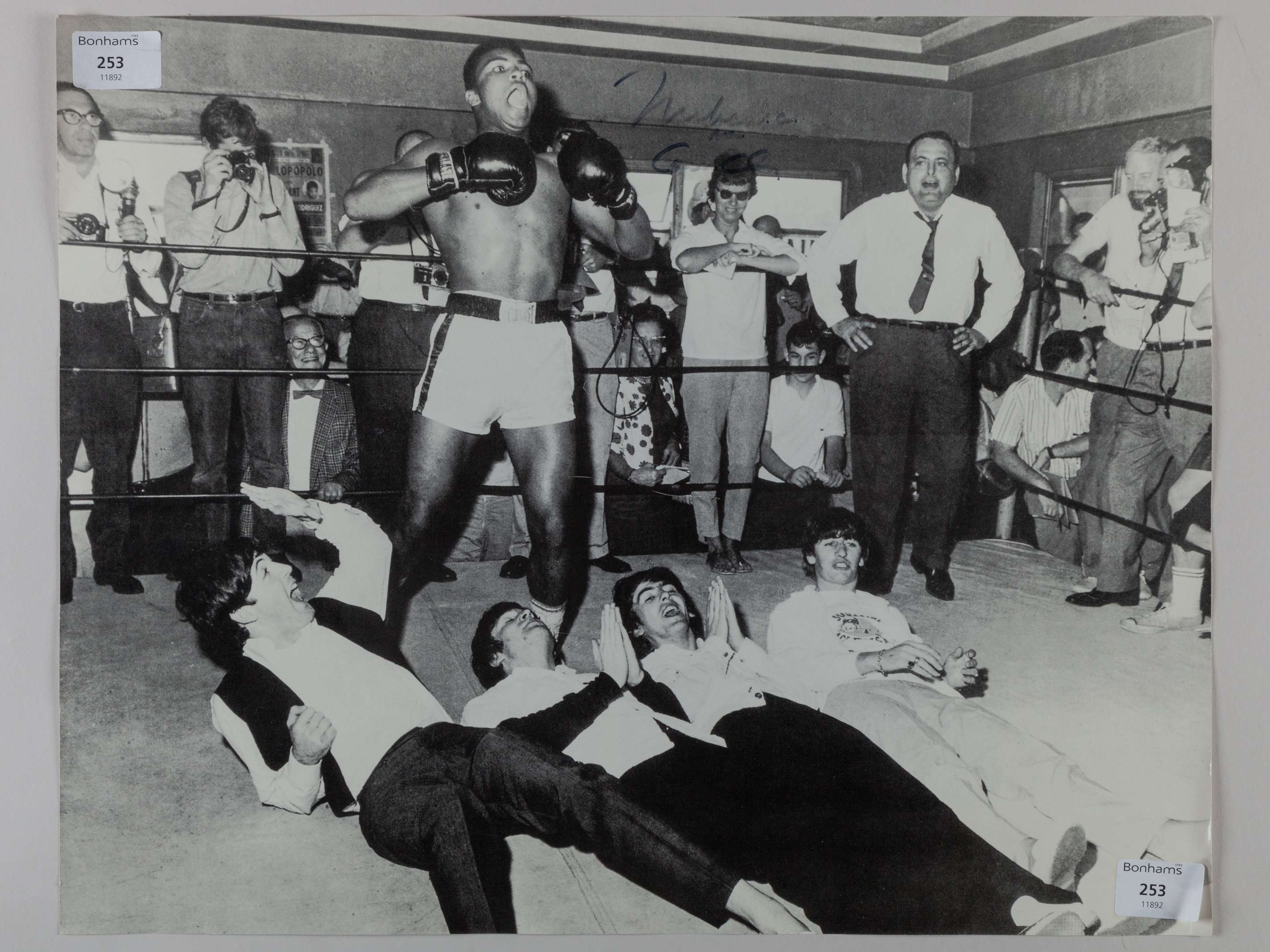 A Muhammad Ali autographed photograph