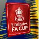 Paul Kalambayi yellow and blue No.30 Dagenham & Redbridge F.A.Cup 3rd round match worn shirt - Image 4 of 6