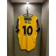 Paul Kalambayi yellow and blue No.30 Dagenham & Redbridge F.A.Cup 3rd round match worn shirt - Image 6 of 6