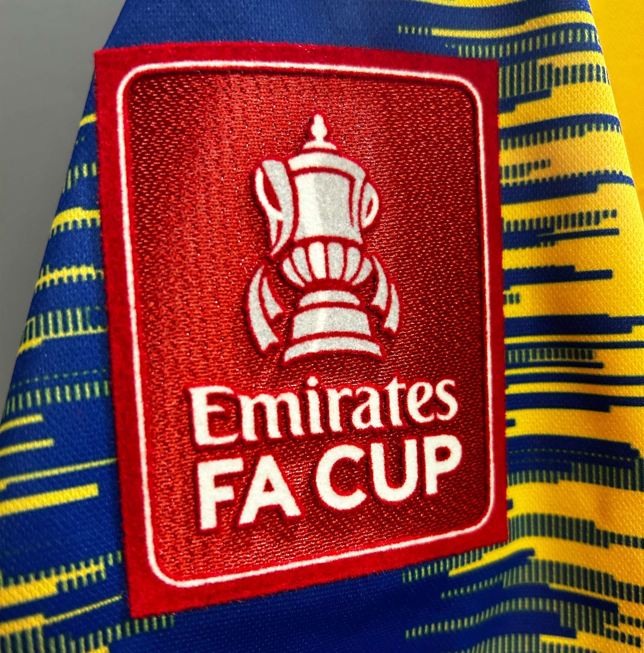 Harry Phipps yellow and blue No.6 Dagenham & Redbridge v. F.A.Cup 3rd round match worn shirt - Image 4 of 6