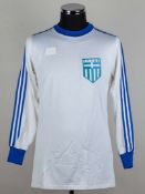 White and blue No.10 Greece long-sleeved shirt