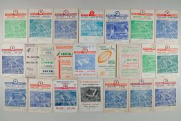 Collection of twenty-three rugby programmes 1931 to 1960