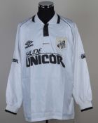 White and black No.23 Santos long-sleeved shirt
