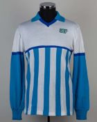 White and blue No.11 Pescara long-sleeved shirt