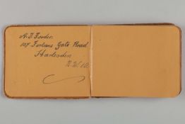 An autograph album of speedway riders from Wembley and New Cross, 1930-40s