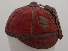 A. G Thomas red Great Britain v. New Zealand Rugby League cap, 1926-27&nbsp;