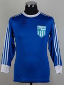 Blue and white No.2 Greece long-sleeved shirt, Adidas,&nbsp;