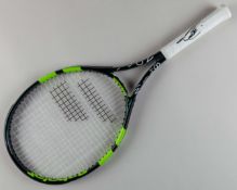 Novak Djokovic signed brand new Head Metallix Speed tennis racket