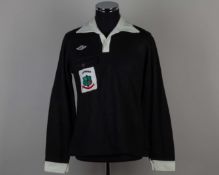 Black and white referee shirt
