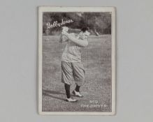 Rare Bobby Jones No.9 The Driver advertising card