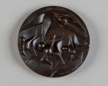 Tokyo 1964 Olympic Games participant's medal, designed by T. Okamoto and K. Tanaka